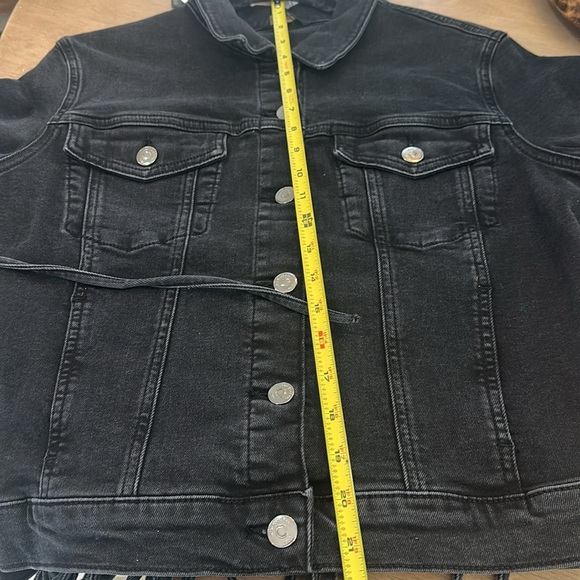NWT MAVI Fringe Black Denim Jacket - Picture 10 of 10